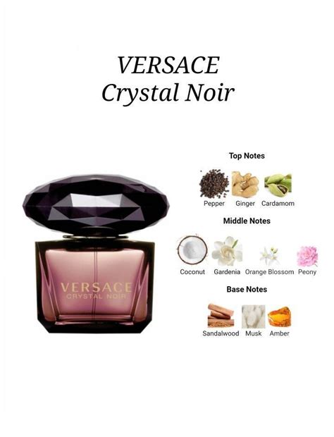 notes in versace crystal noir|versace crystal noir fragrance notes.